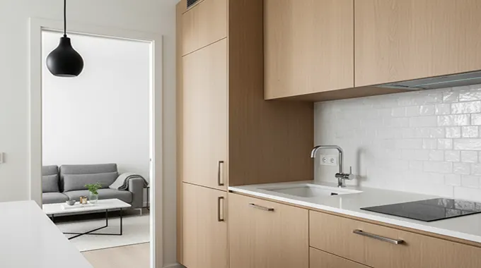 Sleek and Savvy: Modern Minimalist Kitchen Set Designs for Small Apartments