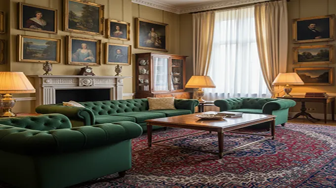 Timeless Elegance: Classic Home Decor with Vintage Furniture and Warm Tones