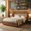 Modern Bedroom Accent Wall Design Ideas with Hidden Warm LED Strip Lighting
