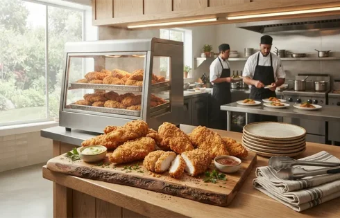 Signature Homestyle Crunchy Chicken Breast Fillets for High Volume Restaurant Menus