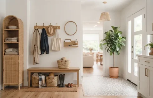 Signature Homestyle Organization Solutions for Small Entryways and Mudrooms