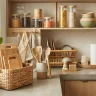 Sustainable Zero-Waste Kitchen Products Made from Biodegradable Bamboo and Organic Materials